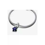 Poseidons Jewellery Galaksi Yıldız Murano Sallantılı Charm S925 Gümüş