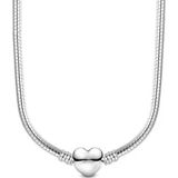 Poseidons Jewellery Kalp Klipsli 925 Ayar Yılan Zincir İkonik Tarz Kolye
