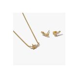 POSEİDONS JEWELLERY Kayan Yıldız Pavé Takı Hediye Seti