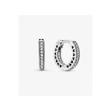 Poseidons Jewellery Minimal Küçük Kalp Detaylı Tarz Modern Halka Küpe