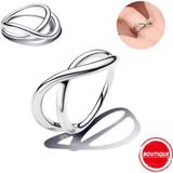 Poseidons Jewellery Şekilli Sonsuzluk Gümüş Yüzüğü
