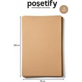 Poşetify Düz Kraft Paketleme Kağıdı 10’Lu | 70X100 Cm | Çok Amaçlı Ambalaj Kâğıdı