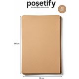 Poşetify Düz Kraft Paketleme Kağıdı 50’Lu | 70X100 Cm | Çok Amaçlı Ambalaj Kâğıdı