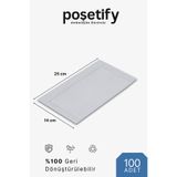Poşetify Fatura Cebi 14X25 100 Adet Yapışkanlı Kargo Evrak Cebi Şeffaf Dayanıklı Paketleme Poşeti