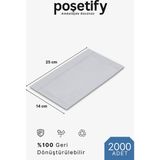 Poşetify Fatura Cebi 14X25 2000 Adet Yapışkanlı Kargo Evrak Cebi Şeffaf Dayanıklı Paketleme Poşeti - Çift Yönlü