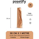 Poşetify Petek Dolgu Ambalaj Kağıdı 38CM x 1m | Esnek Paketleme, Çiçek Ambalaj Kağıdı & Koruyucu Dolgu Kağıdı - Çift Yönlü