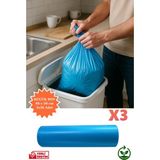 Poshetto Premium Küçük Boy Çöp Poşeti 40X50 cm 3X30 Adet Ev Mutfak Banyo Iş Ofis Avantajlı Ekonomik Paket
