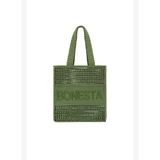 POSITANO MIDI OLIVE GREEN PLAJ ÇANTASI