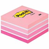 Post-it 76x76 mm 450 Yaprak Pembe Tonları Yapışkanlı Küp Not Kağıdı