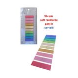 Post-it Sticky Notes Şeffaf Renkli Yapışkan Not Defteri Etiketi Yer Imleri