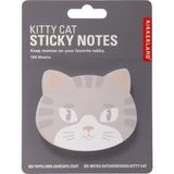 Post It Yapışkanlı Notluk Kedi - Postit - 6.5x7.5cm - Renkli
