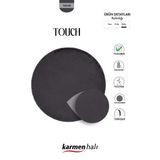 Post Touch Th001d Antrasit Halı Post Peluş Kürk Halı 120 X 160 Antrasıt