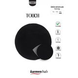 Post Touch Th001s Siyah Halı Post Peluş Kürk Halı 120 X 160 Sıyah