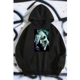 Poster Baskılı Unisex Oversize Sweatshirt