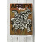 Postermanya Afrika Vintage 30x40 cm Poster