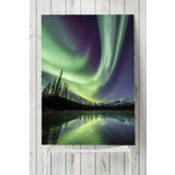 Postermanya Alaska Aurora Manzara 80x115 cm Poster
