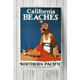 Postermanya California Vintage Manzara 50x70 cm Poster