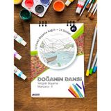 Postermanya Doğanın Dansı Yetişkin Boyama Kitabı 50 Sayfa 21x30 cm Manzara ve Mandala Desenleri - Doğanın Dansı 4