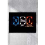 Postermanya Eat Sleep Productivity Girişimcilik 40x60 cm Poster