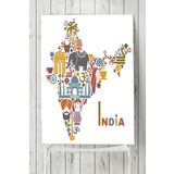 Postermanya Hindistan Manzara 60x90 cm Poster