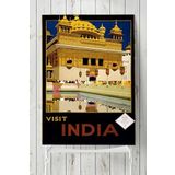 Postermanya Hindistan Vintage Manzara 50x70 cm Poster