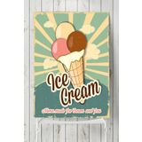 Postermanya Ice Cream Vintage 30x40 cm Poster