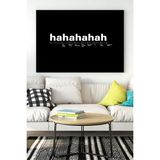 Postermanya Kahkaha Ölçer Eğlenceli Mizahi 40x60 cm Poster
