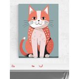 Postermanya Kedi Cazibesi Bebek Odası Poster, Afiş, Kreş Çocuk Odası Dekorasyon, Yenidoğan Hediye