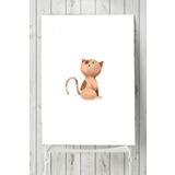 Postermanya Kedi Çocuk Odası 4 60x90 cm Poster