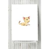 Postermanya Kedi Tasarım Çocuk Odası 40x60 cm Poster