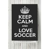Postermanya Keep Calm And Love Futbol 60x90 cm Poster