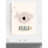 Postermanya Koala Aşkı Bebek Odası Poster, Afiş, Kreş Çocuk Odası Dekorasyon, Yenidoğan Hediye