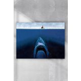 Postermanya Köpek Balığı Eğlenceli Mizahi 60x90 cm Poster