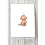 Postermanya Küçük Bebek Çocuk Odası 2 90x130 cm Poster
