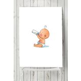Postermanya Küçük Bebek Çocuk Odası 4 60x90 cm Poster