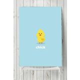 Postermanya Küçük Civciv Çocuk Odası 30x40 cm Poster