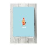 Postermanya Küçük Horoz Çocuk Odası 30x40 cm Poster