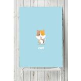 Postermanya Küçük Kedi Çocuk Odası 30x40 cm Poster