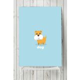 Postermanya Küçük Köpek Çocuk Odası 30x40 cm Poster