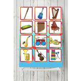 Postermanya Müzik Aletleri Eğitim 80x115 cm Poster