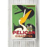 Postermanya Pelican Cigaret Vintage 60x90 cm Poster
