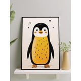 Postermanya Penguenin Hayali Bebek Odası Poster, Afiş, Kreş Çocuk Odası Dekorasyon, Yenidoğan Hediye