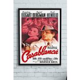 Postermanya (pster10390) Casablanca-kazablanka Film Afişi Çerçeveli Tablo (30 X 40cm)