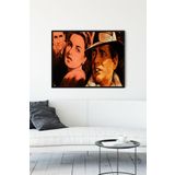 Postermanya (pster10397) Casablanca Film Afişi Çerçeveli Tablo 2 (40x50cm)