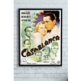 Postermanya (pster10401) Casablanca Film Afişi Çerçeveli Tablo 3 (50x70cm)