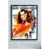 Postermanya (pster10421) Casablanca-kazablanka Film Afişi Çerçeveli Tablo 2 (21x30cm)