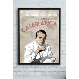 Postermanya (pster10430) Casablanca-kazablanka Film Afişi Çerçeveli Tablo 4 (40x50cm)