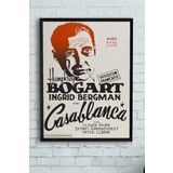 Postermanya (pster10437) Casablanca-kazablanka Film Afişi Çerçeveli Tablo 5 (40x50cm)