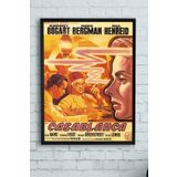 Postermanya (pster10441) Casablanca-kazablanka Film Afişi Çerçeveli Tablo 6 (21x30cm)