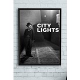 Postermanya (pster10476) City Lights Film Afişi Çerçeveli Tablo (40x50cm)